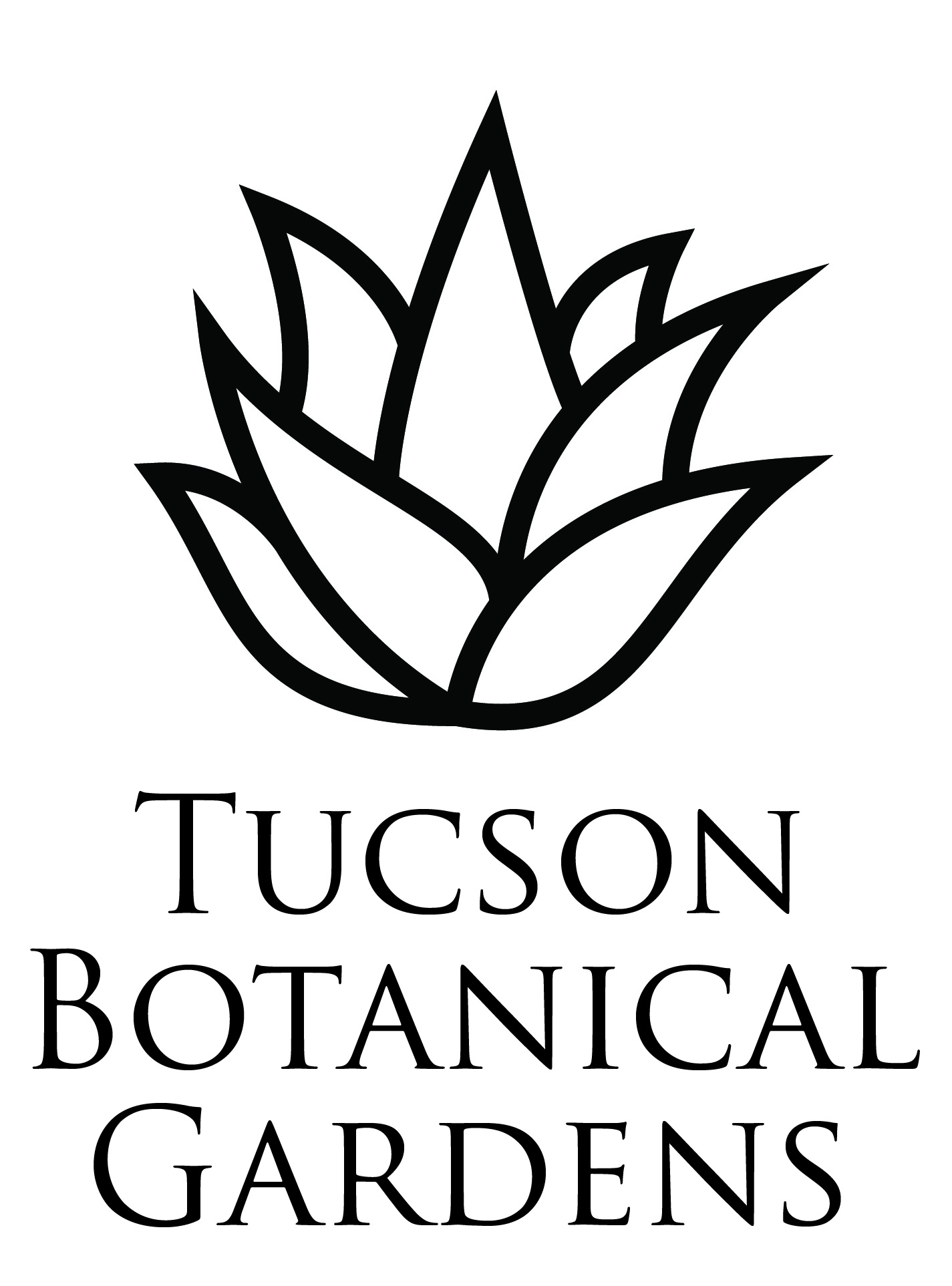 Logo for "TUCSON BOTANICAL GARDENS"