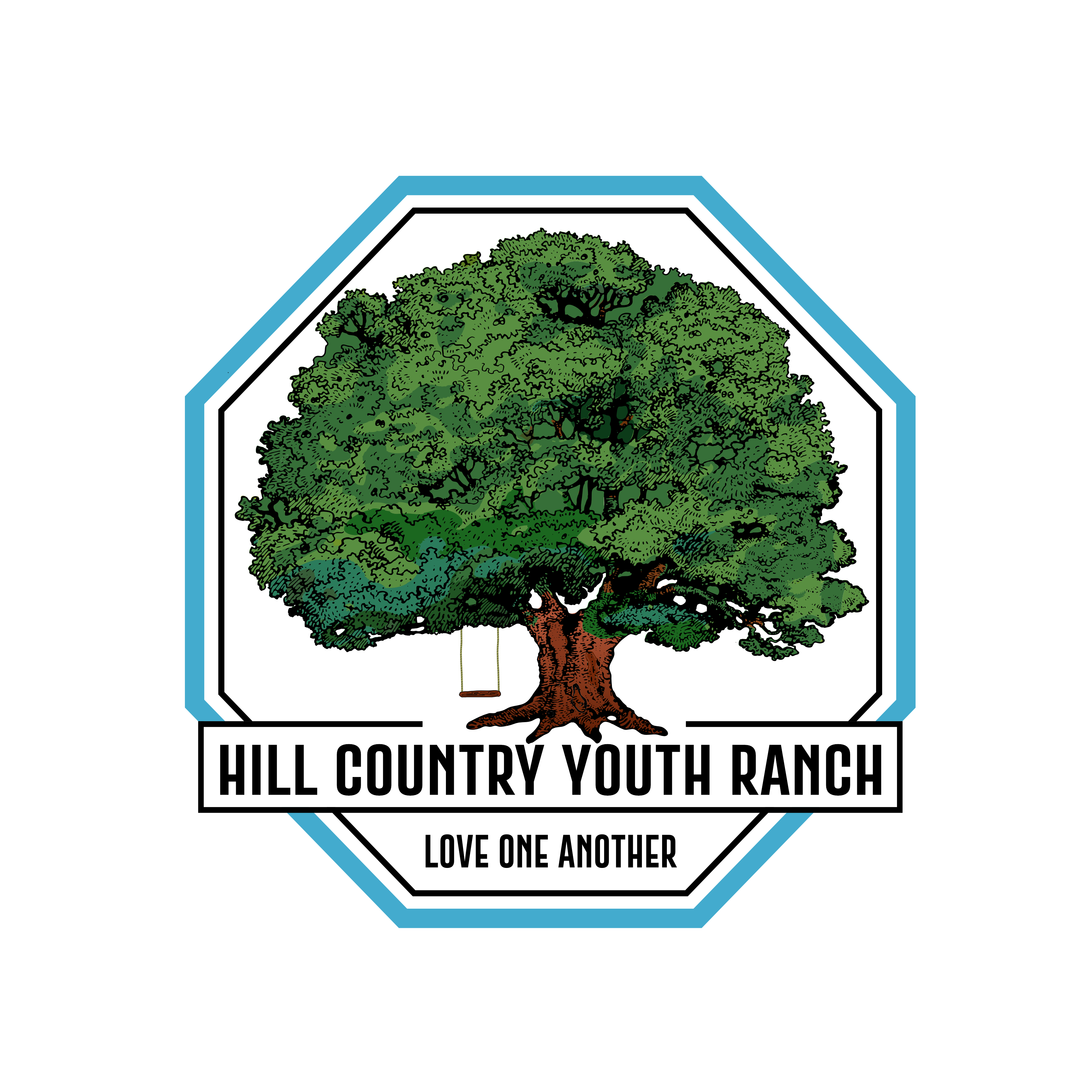 Logo for "HILL COUNTRY YOUTH RANCH"