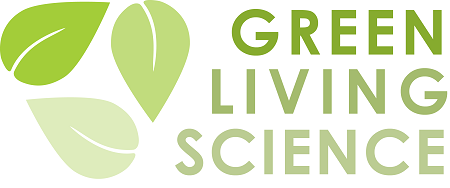 Logo for "GREEN LIVING SCIENCE"