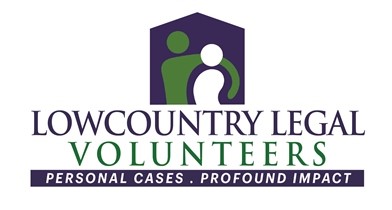 Logo for "LOWCOUNTRY LEGAL VOLUNTEERS"