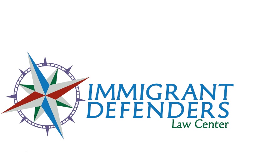 Logo for "Immigrant Defenders Law Center"