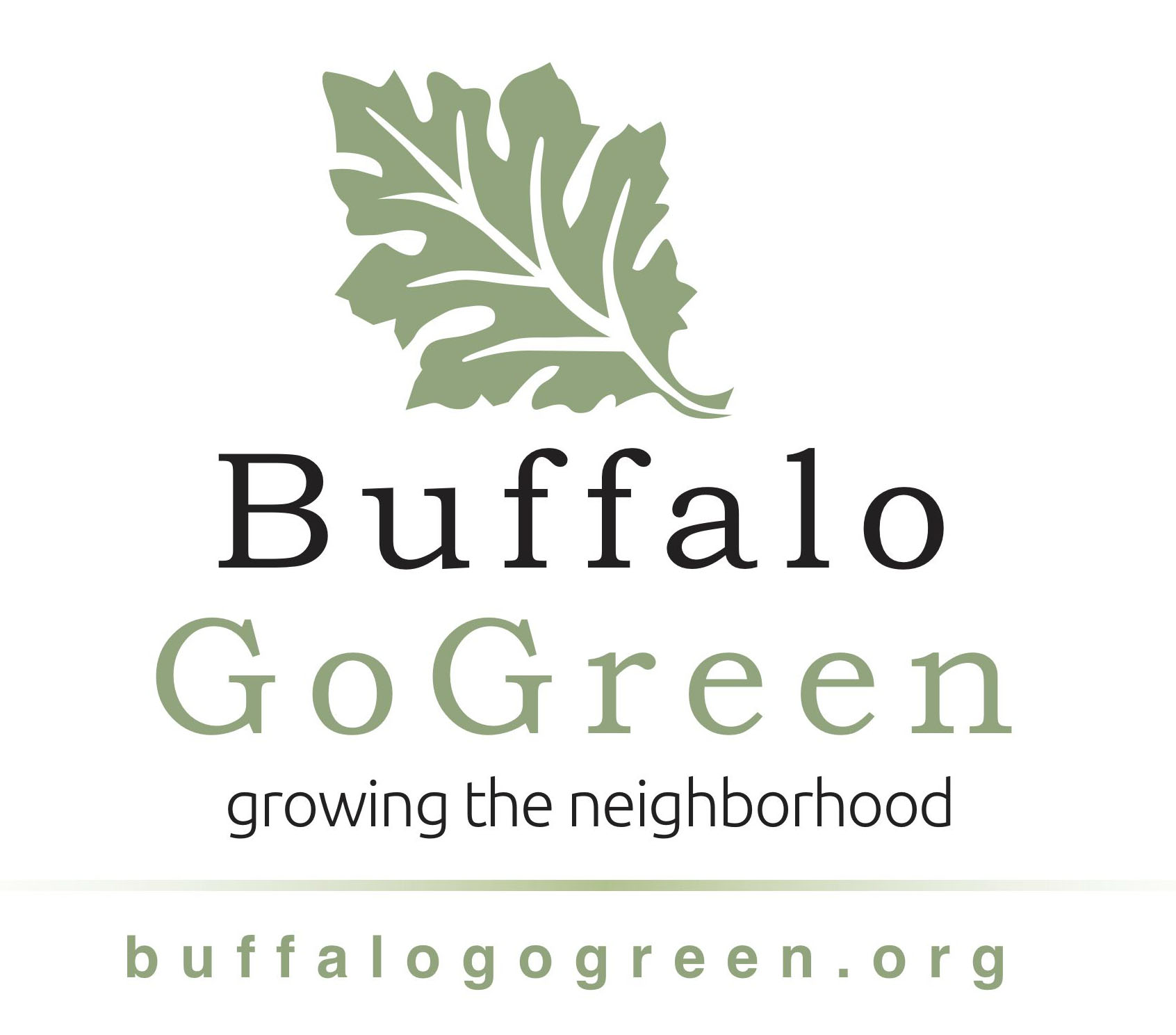 Logo for "BUFFALO GO GREEN INC"