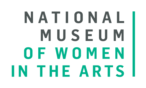 Logo for "THE NATIONAL MUSEUM OF WOMEN IN THE ARTS"