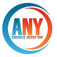 Logo for "AMERICA NEEDS YOU"