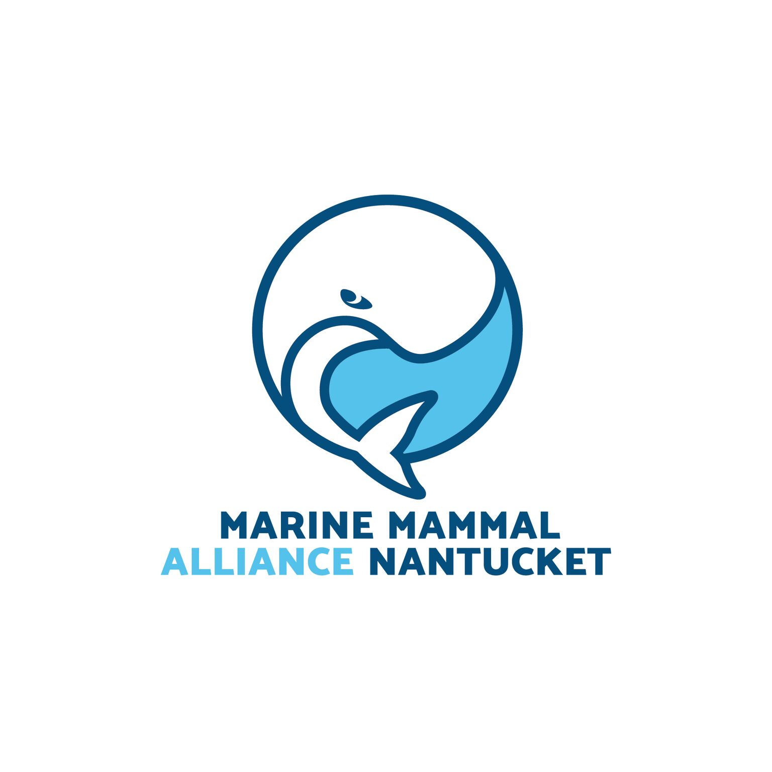 Logo for "Marine Mammal Alliance Nantucket"
