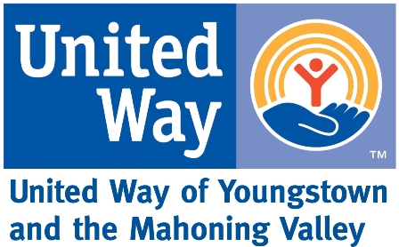 Logo for "THE UNITED WAY OF YOUNGSTOWN AND THE MAHONING VALLEY"