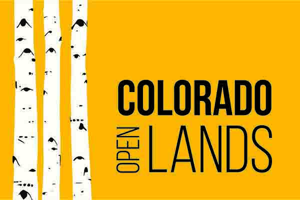 Logo for "COLORADO OPEN LANDS"