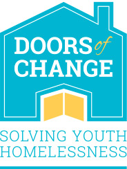 Logo for "Doors of Change"