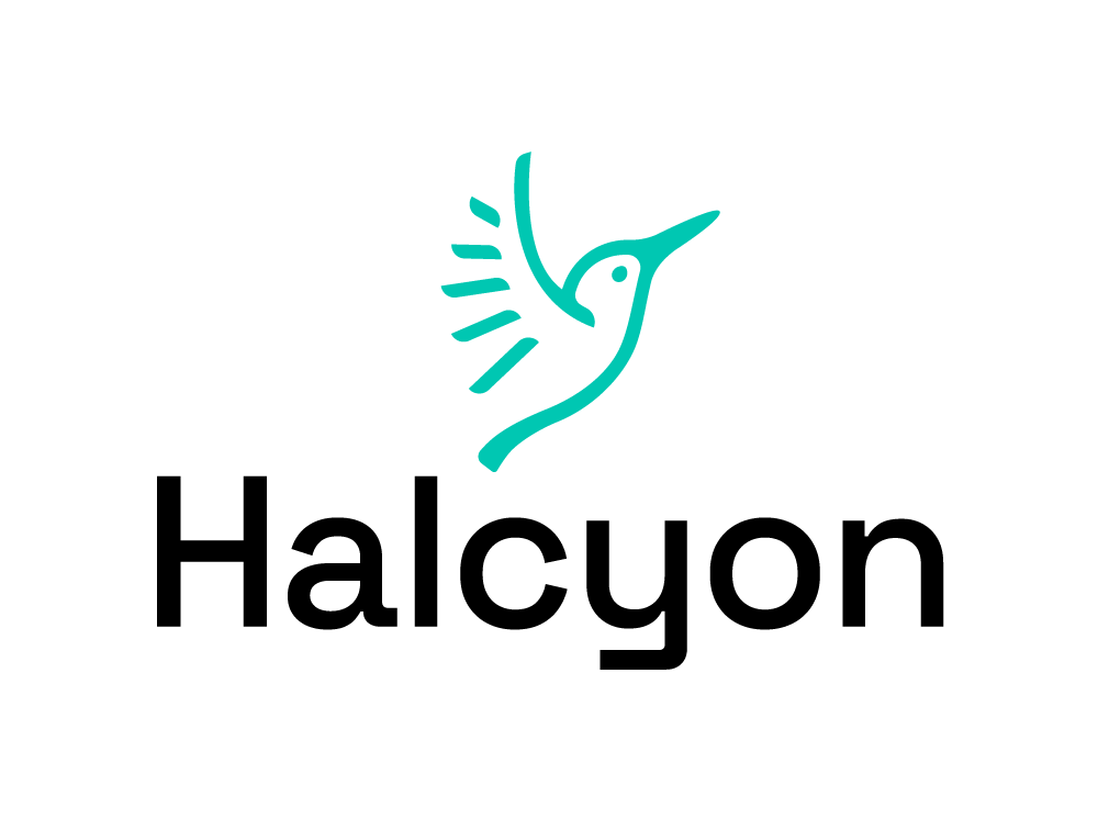 Logo for "HALCYON HOUSE"