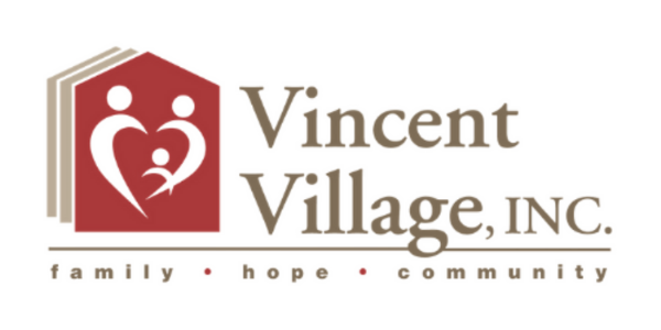 Logo for "VINCENT VILLAGE INC"