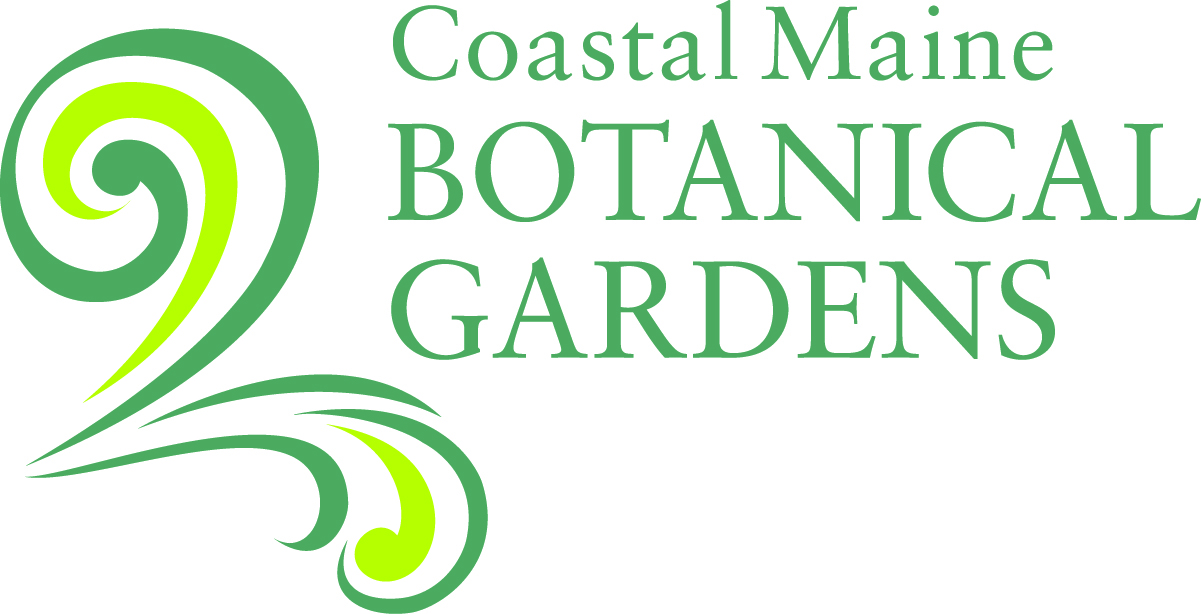 Logo for "COASTAL MAINE BOTANICAL GARDENS IN"