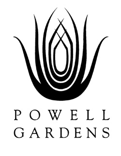 Logo for "POWELL GARDENS INC"