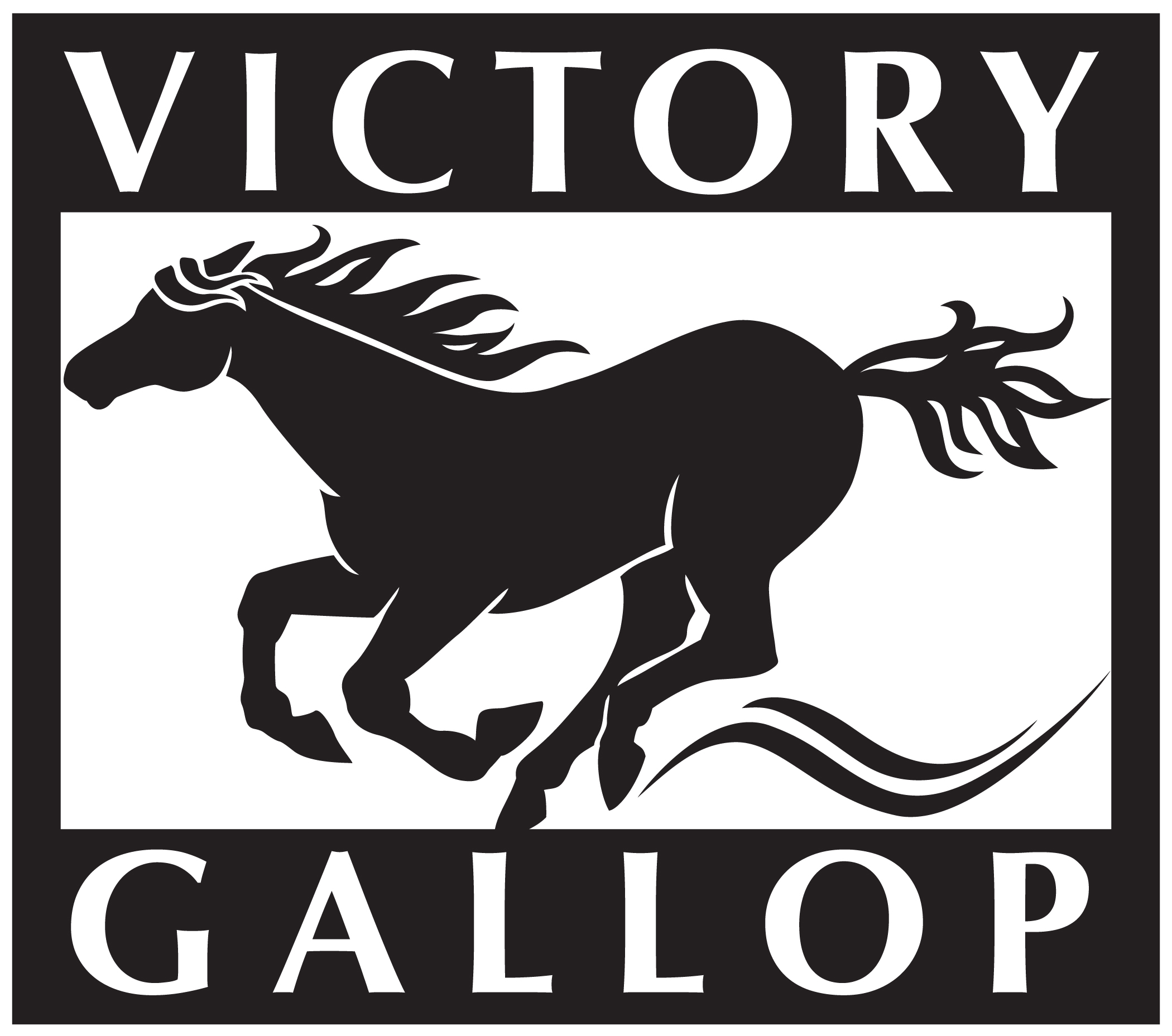 Logo for "VICTORY GALLOP INC"