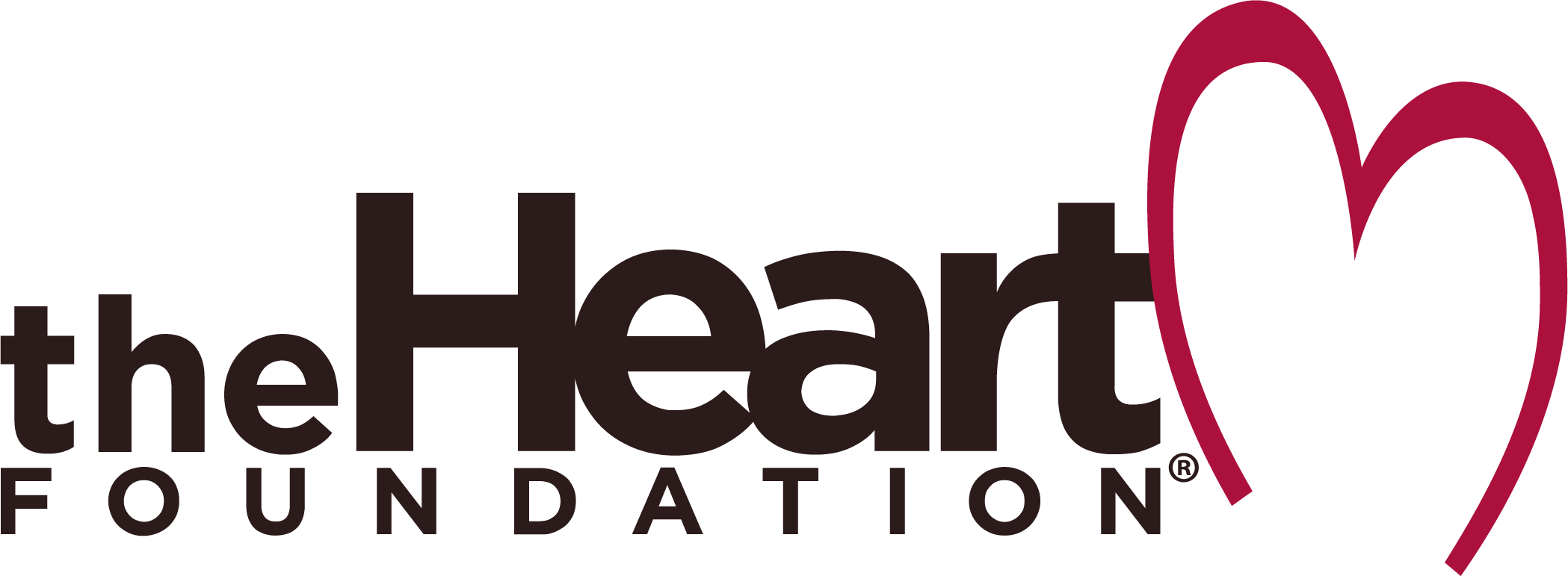 Logo for "THE HEART FOUNDATION"