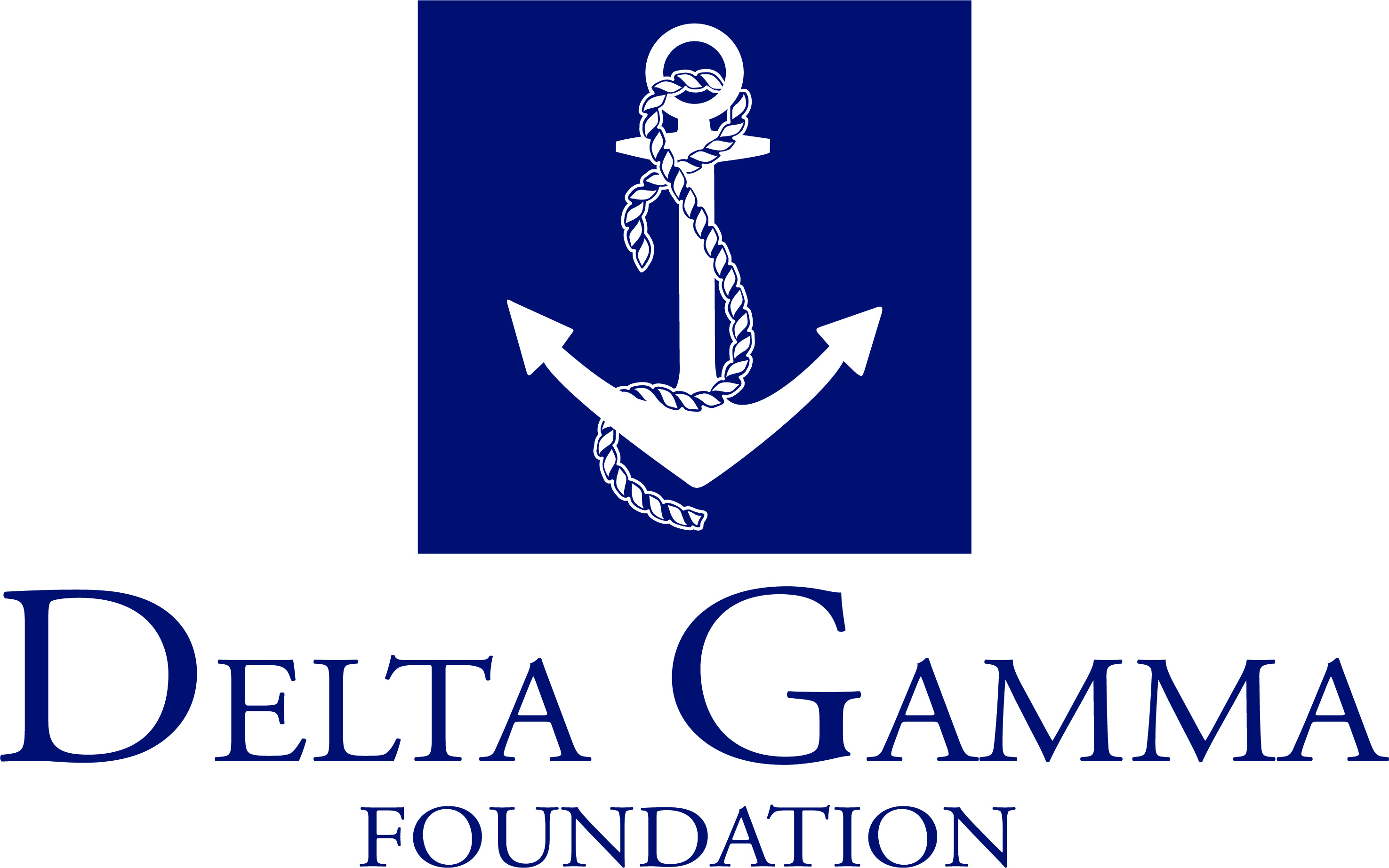 Logo for "DELTA GAMMA FOUNDATION"