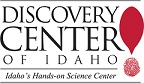 Logo for "THE DISCOVERY CENTER OF IDAHO INC"