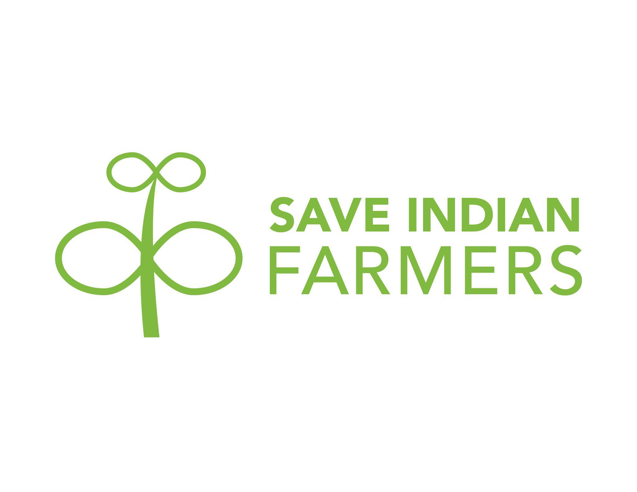 Logo for "Save Indian Farmers"