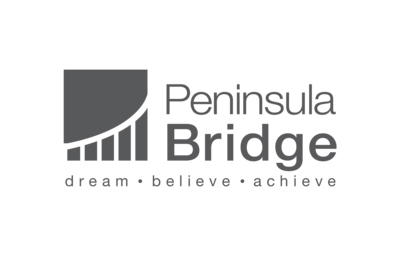Logo for "THE PENINSULA BRIDGE PROGRAM"