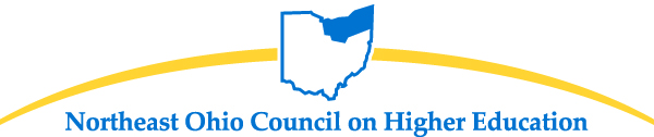 Logo for "NORTHEAST OHIO COUNCIL ON HIGHER EDUCATION"