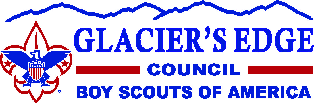 Logo for "GLACIER'S EDGE COUNCIL INC BOY SCOUTS OF AMERICA"