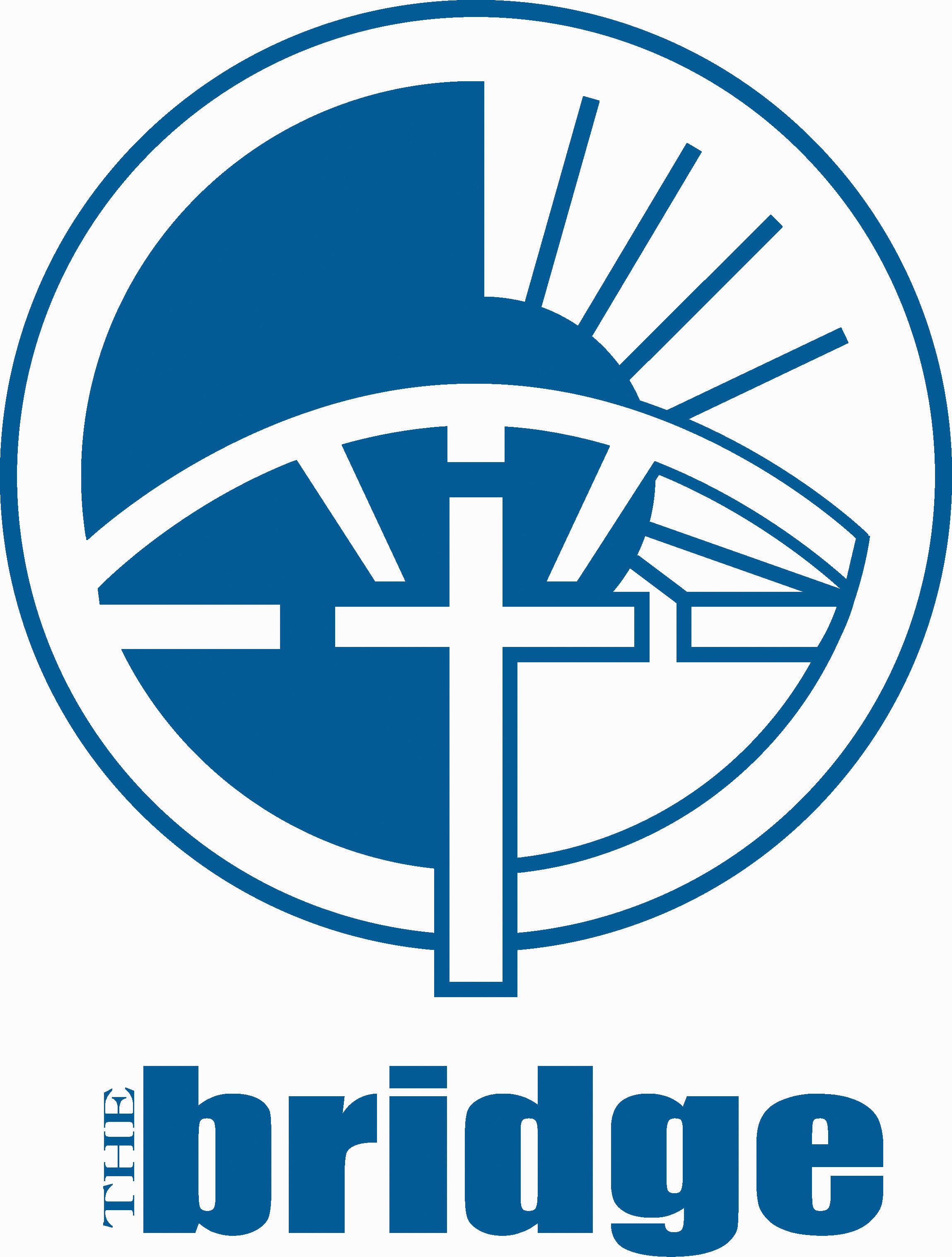 Logo for "THE BRIDGE OVER TROUBLED WATERS INC"