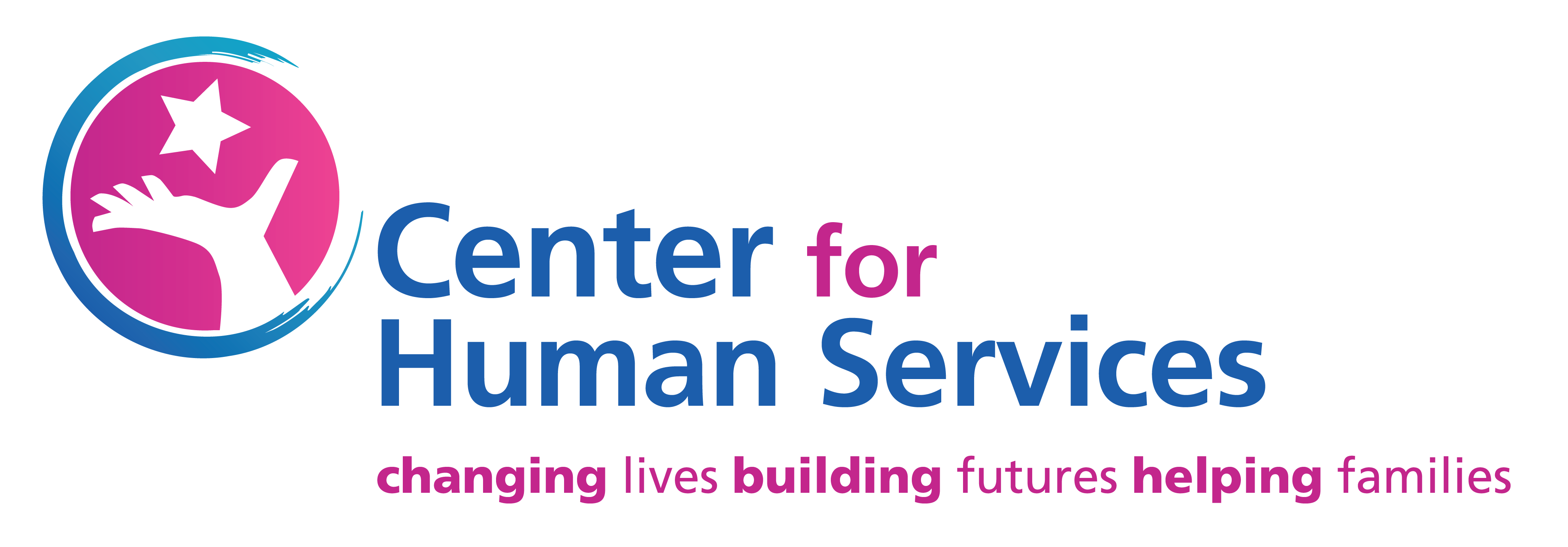 Logo for "CENTER FOR HUMAN SERVICES"