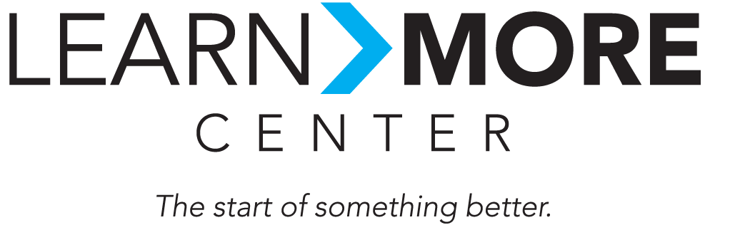 Logo for "LEARN MORE CENTER INC"