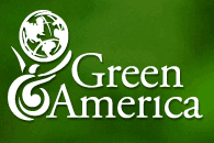 Logo for "GREEN AMERICA"