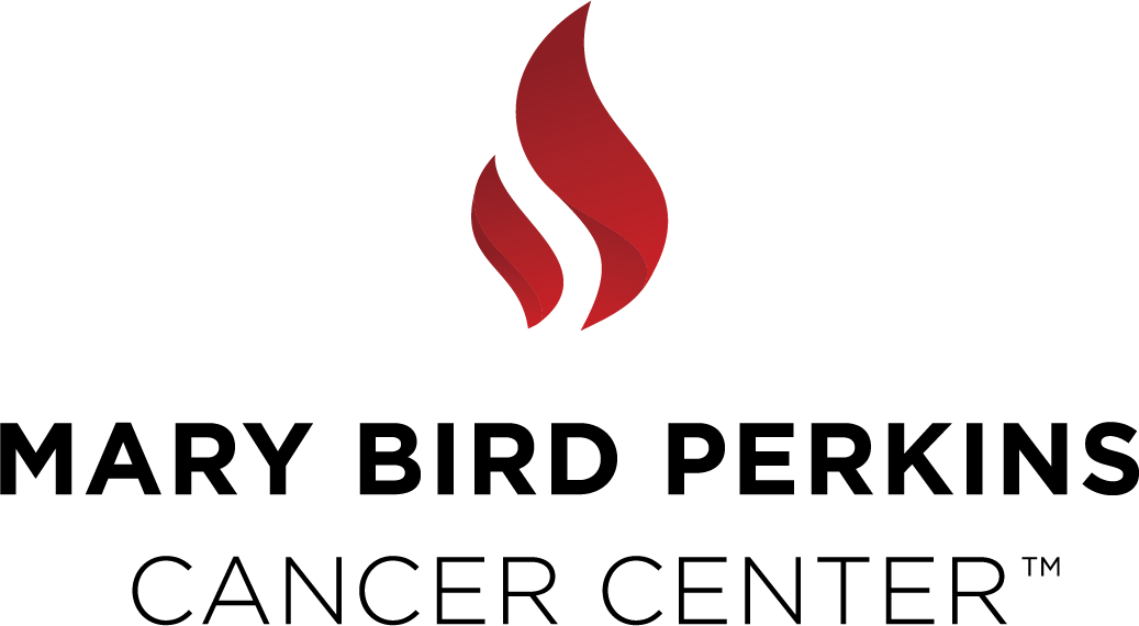 Logo for "MARY BIRD PERKINS CANCER CENTER"
