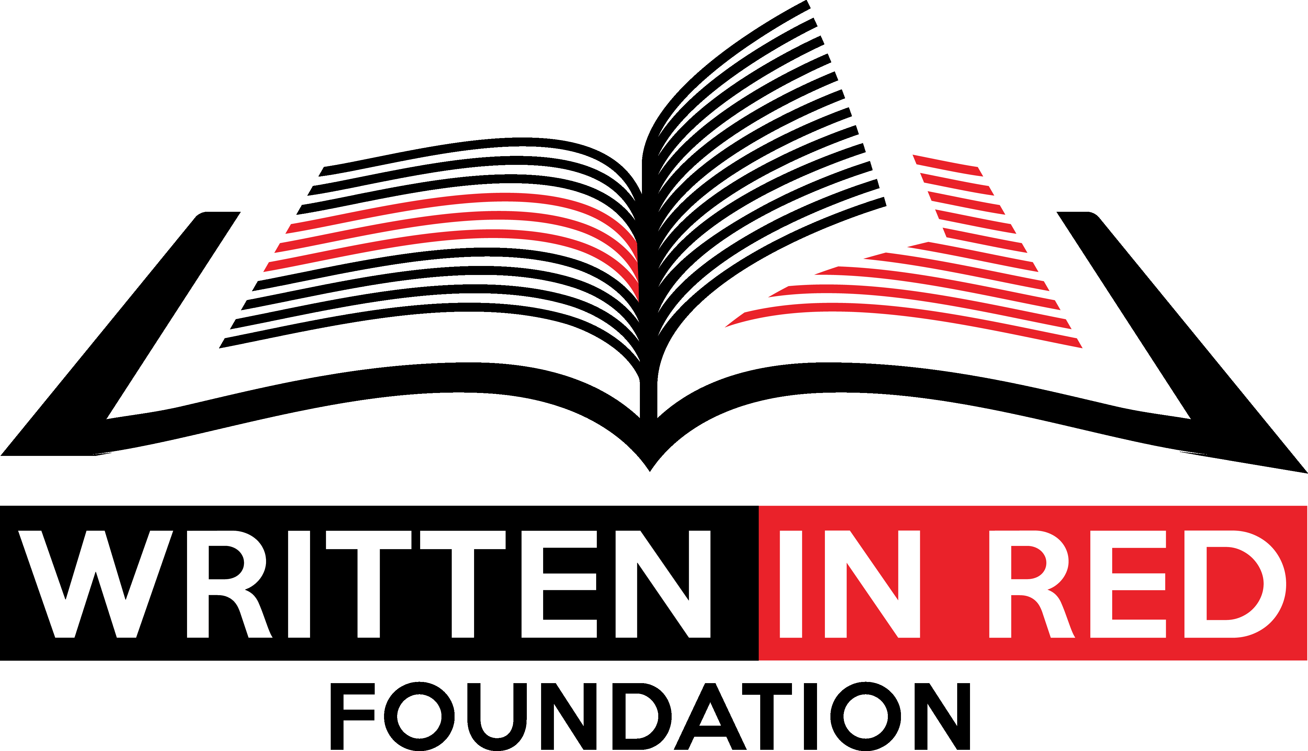 Logo for "WRITTEN IN RED INC"