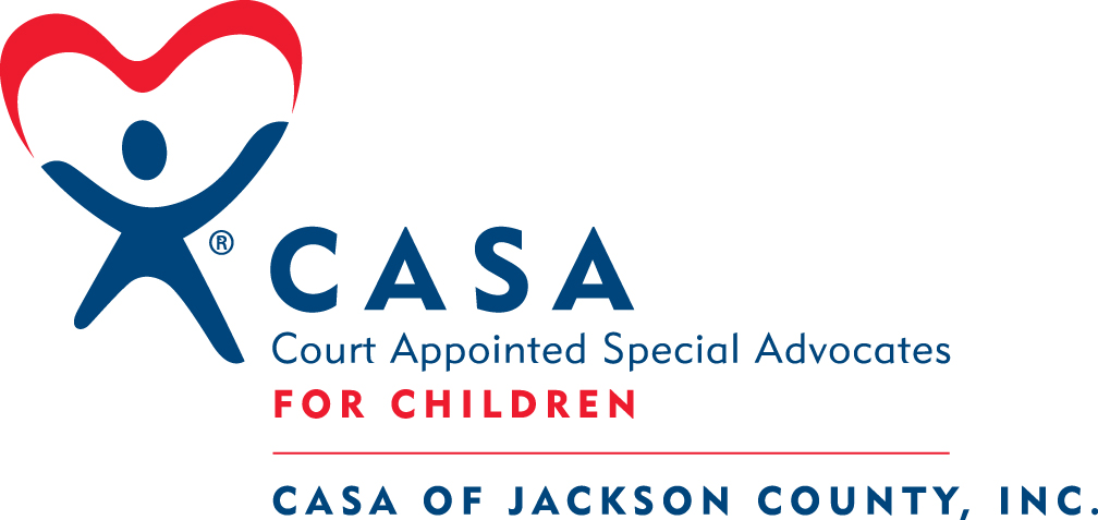 Logo for "CASA OF JACKSON COUNTY INC"