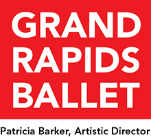 Logo for "GRAND RAPIDS BALLET"