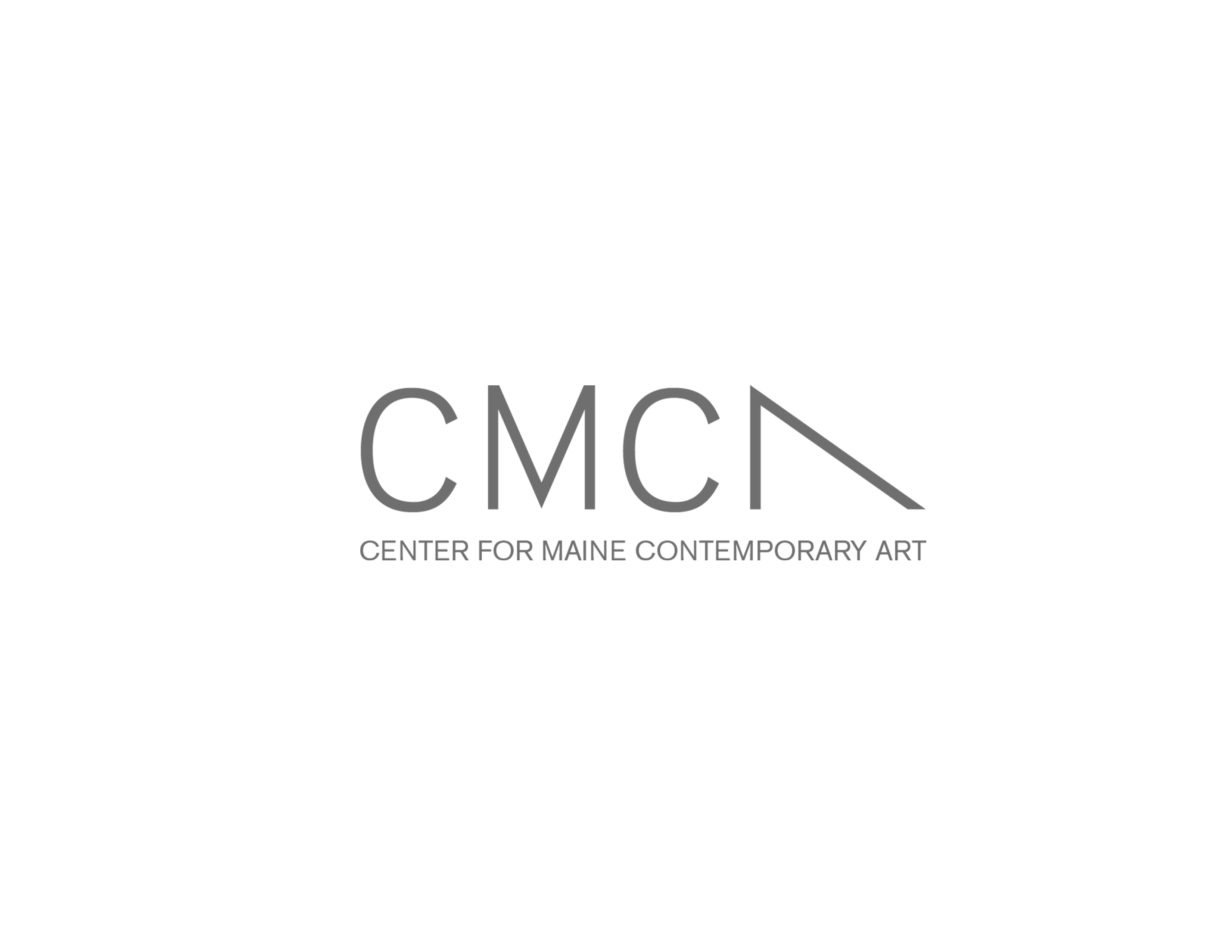 Logo for "CENTER FOR MAINE CONTEMPORARY ART"