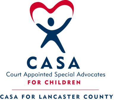 Logo for "CASA FOR LANCASTER COUNTY"
