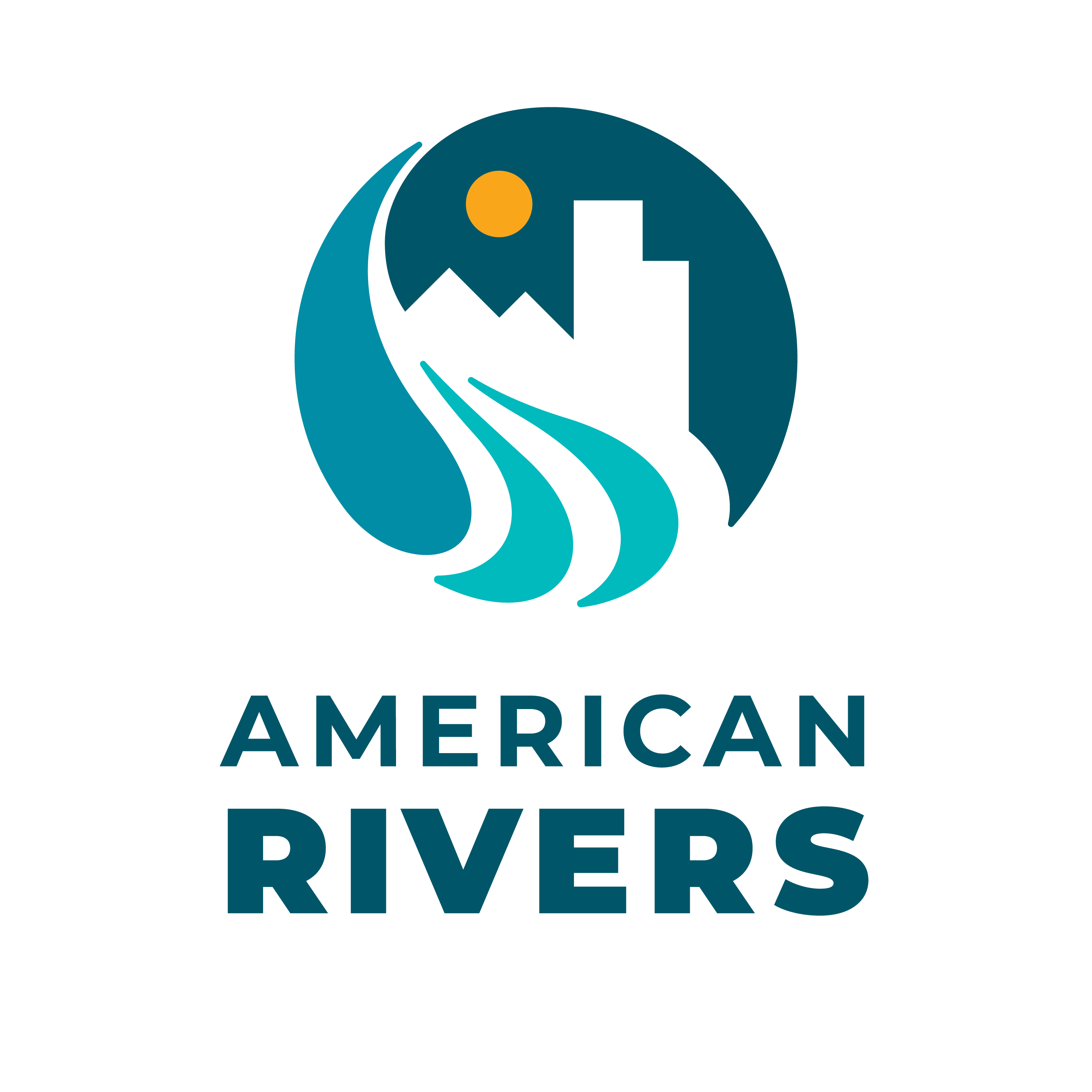 Logo for "AMERICAN RIVERS INC"