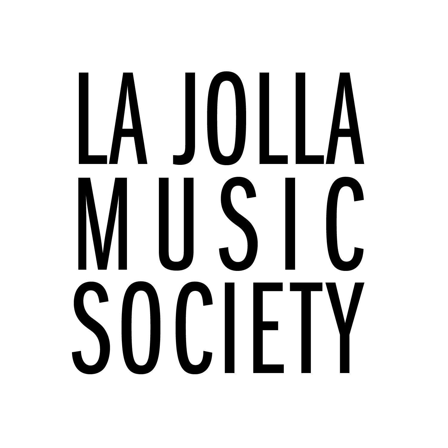 Logo for "LA JOLLA MUSIC SOCIETY"