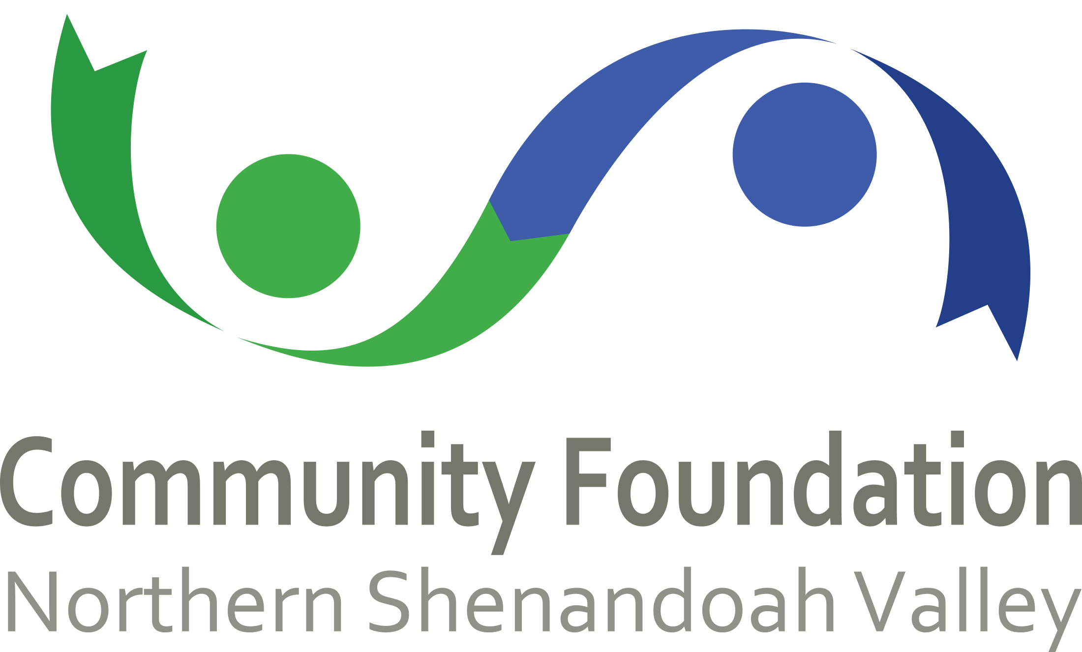 Logo for "THE COMMUNITY FOUNDATION OF THE NORTHERN SHENANDOAH VALLEY"