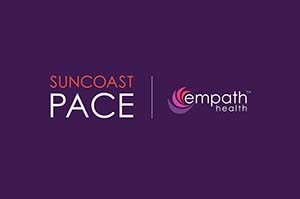 Logo for "SUNCOAST PACE INC"
