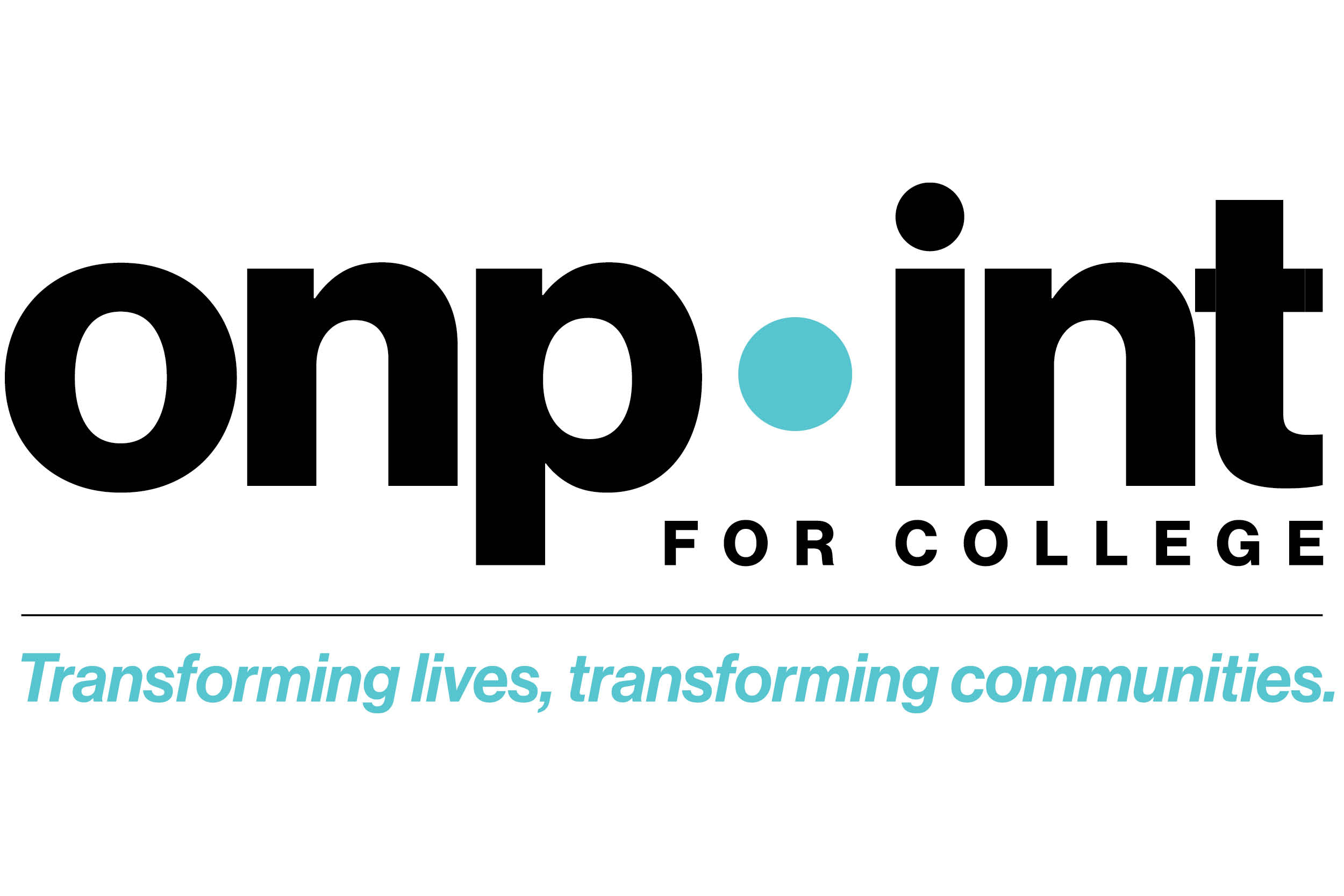 Logo for "ON POINT FOR COLLEGE INC"