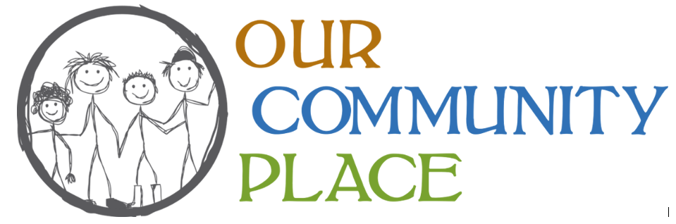 Logo for "OUR COMMUNITY PLACE"