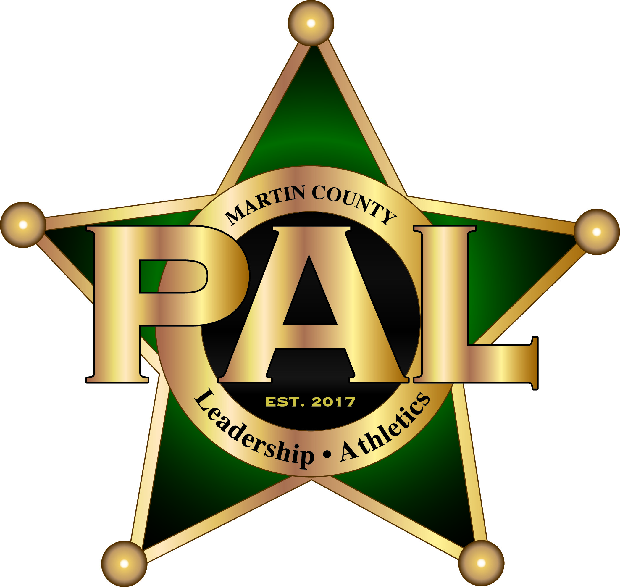 Logo for "MARTIN COUNTY POLICE ATHLETIC LEAGU"