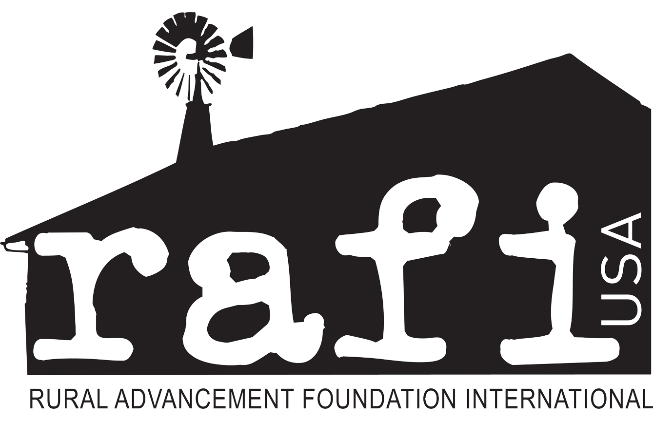 Logo for "RURAL ADVANCEMENT FOUNDATION INTERNATION"