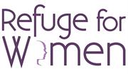 Logo for "REFUGE FOR WOMEN INC"
