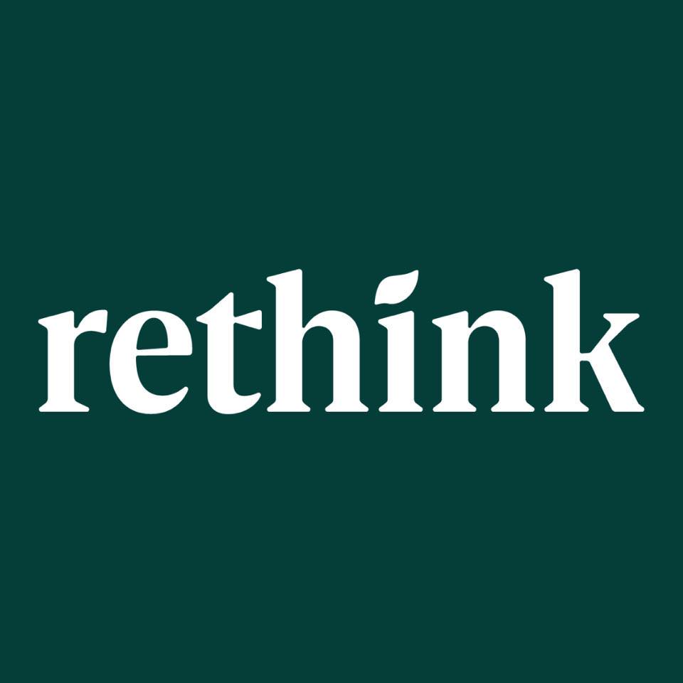 Logo for "RETHINK FOOD USA INC"