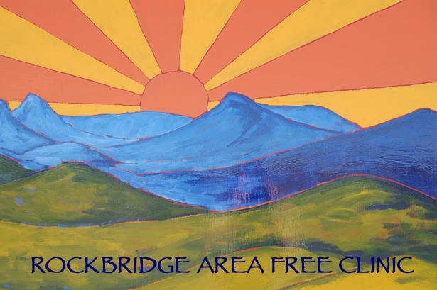 Logo for "ROCKBRIDGE AREA FREE CLINIC INC"