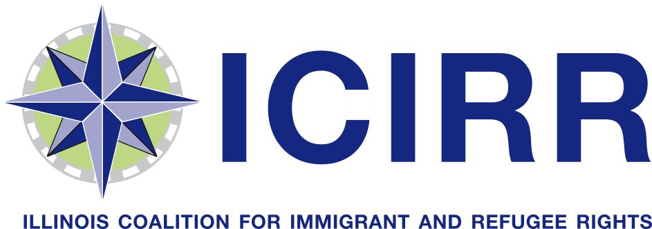 Logo for "ILLINOIS COALITION FOR IMMIGRANT AND REFUGEE RIGHTS"