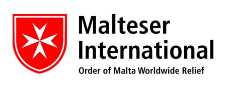 Logo for "ORDER OF MALTA WORLDWIDE RELIEF MALTESER INTERNATIONAL AMERICAS"