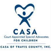 Logo for "COURT APPOINTED SPECIAL ADVOCATES OF TRAVIS COUNTY"