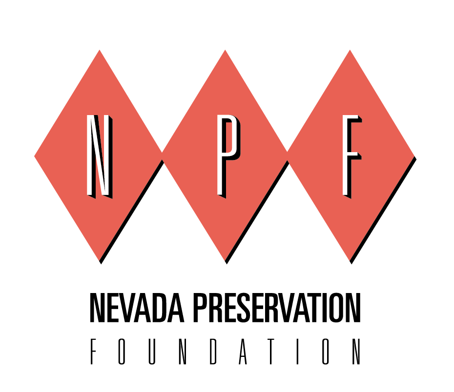 Logo for "NEVADA PRESERVATION FOUNDATION"