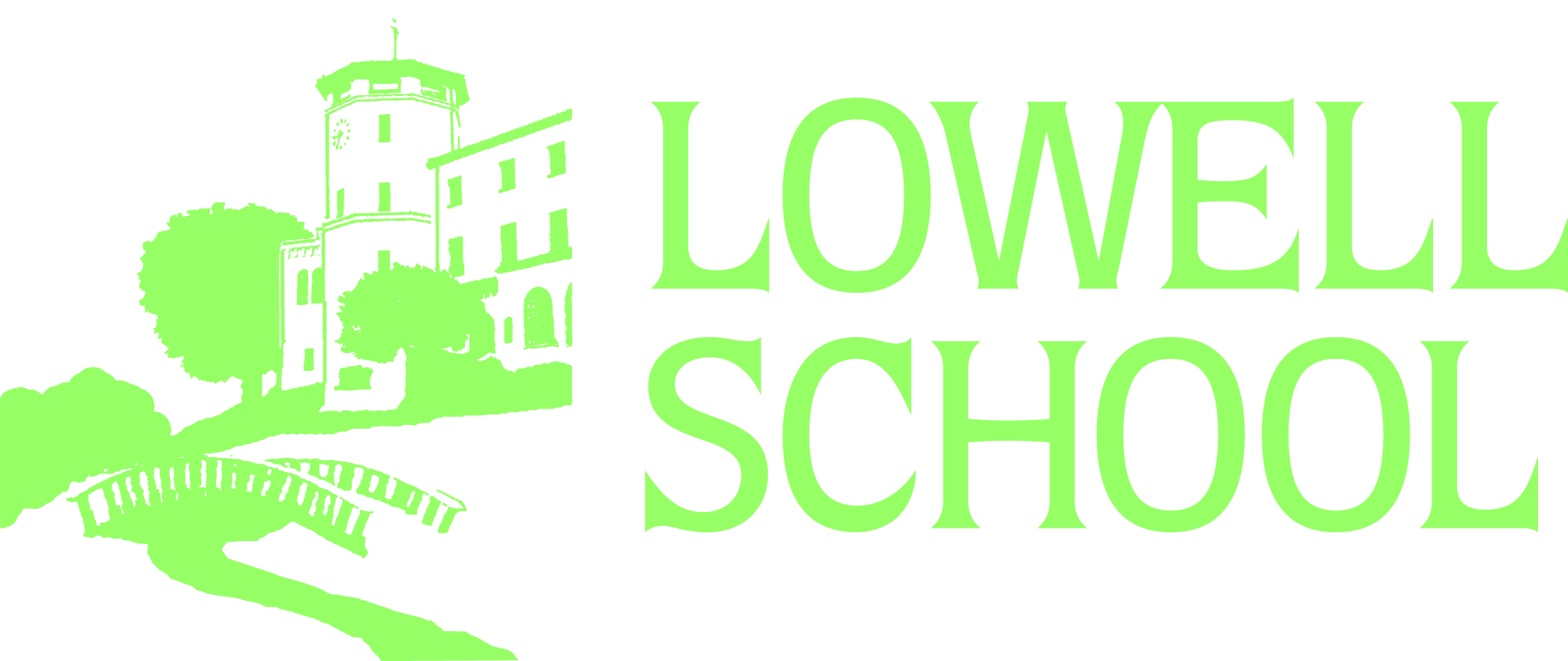 Logo for "LOWELL SCHOOL"
